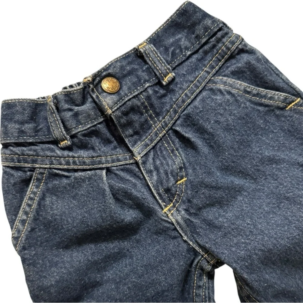 Vintage OshKosh B’gosh Pink Tag Jeans 18M Made in USA Toddler Denim 80s 90s